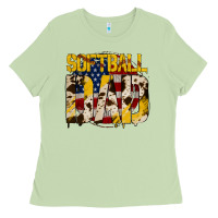 Matcha American Softball Dad Ladies Tee - Bettercallsaul