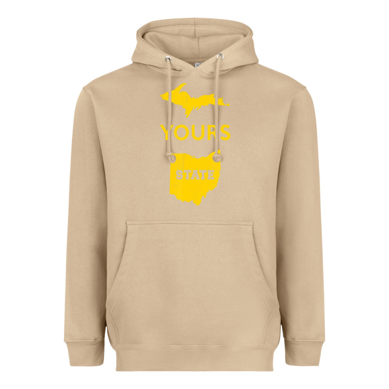 Up Yours State Of Ohio Funny Anti Oh Pro Michigan Meme Heavyweight Hoodie by minhPixels | Teevron