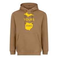 Toasted Coconut Up Yours State Of Ohio Funny Anti Oh Pro Michigan Meme Heavyweight Hoodie - minhPixels