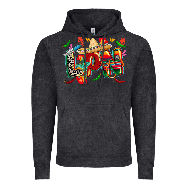 Cinco De Mayo Lpn Vintage Hoodie by CowGirlArtShop | Teevron