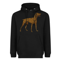 Black Vizsla Dog Owner Funny Gift I Love My Vizsla Dog Vizsla Heavyweight Hoodie - minhPixels