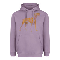Lavender Vizsla Dog Owner Funny Gift I Love My Vizsla Dog Vizsla Heavyweight Hoodie - minhPixels