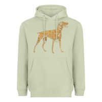 Matcha Vizsla Dog Owner Funny Gift I Love My Vizsla Dog Vizsla Heavyweight Hoodie - minhPixels