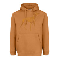 Meerkat Vizsla Dog Owner Funny Gift I Love My Vizsla Dog Vizsla Heavyweight Hoodie - minhPixels