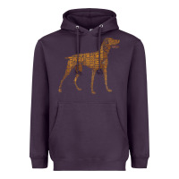Plum Vizsla Dog Owner Funny Gift I Love My Vizsla Dog Vizsla Heavyweight Hoodie - minhPixels