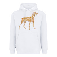 White Vizsla Dog Owner Funny Gift I Love My Vizsla Dog Vizsla Heavyweight Hoodie - minhPixels