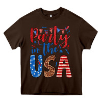 Chocolate Brown party in the usa Heavy Core Tee - JahusDesignShop