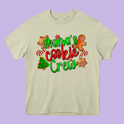 Mama's Cookie Crew Heavy Core Tee Designed By Lillyallendesigns