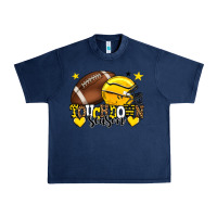 Navy Touchdown season American Football yellow team Urban Heavy Tee - HowdyJamesFarm