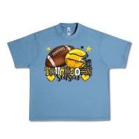 Pebble Blue Touchdown season American Football yellow team Urban Heavy Tee - HowdyJamesFarm