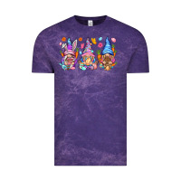 Cloud Purple Easter gnomies Easter Day Vintage Tee - HowdyJamesFarm