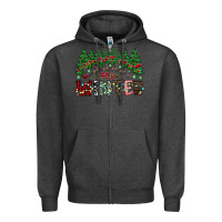 Charcoal Heather i was made for winter Zipper Hoodie - CowhideDigitalArt