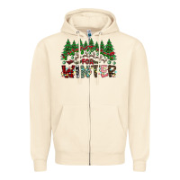Sandshell i was made for winter Zipper Hoodie - CowhideDigitalArt