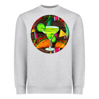 Heather Grey hispanic heritage month round earrings 2 Heavyweight Sweatshirt - BundleAndBundleShop