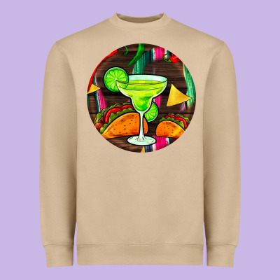 Hispanic Heritage Month Round Earrings 2 Heavyweight Sweatshirt Designed By Bundleandbundleshop