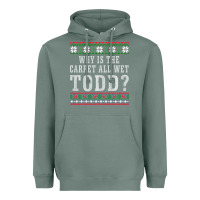 Sage Why Is The Carpet All Wet Todd Ugly Sweater Funny Gift Heavyweight Hoodie - minhPixels