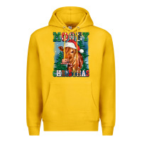 Lemon mooey christmas heifer Premium Hoodie - FaDigitalArtStudio
