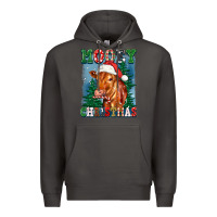 Smoke mooey christmas heifer Premium Hoodie - FaDigitalArtStudio