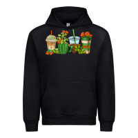 Black cactus coffee cups Urban Hoodie - AdoDesignShop