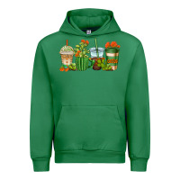 Emerald cactus coffee cups Urban Hoodie - AdoDesignShop
