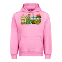 Fuchsia Pink cactus coffee cups Urban Hoodie - AdoDesignShop