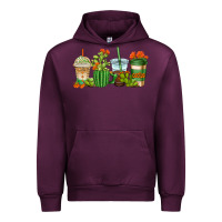 Mauve Wine cactus coffee cups Urban Hoodie - AdoDesignShop