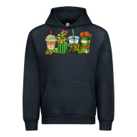 Navy cactus coffee cups Urban Hoodie - AdoDesignShop