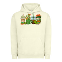 Pigment Pistachio cactus coffee cups Urban Hoodie - AdoDesignShop