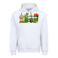 White cactus coffee cups Urban Hoodie - AdoDesignShop