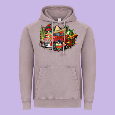 Cinco De Mayo Truck Vintage Hoodie Designed By Cowgirlartshop