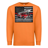 Carrot thin red line American flag fire truck Premium Sweatshirt - Artiststas
