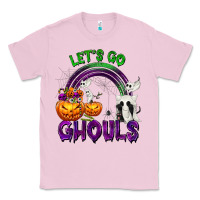 Bubblegum Pink Let's Go Ghouls Classic Tee - texasbilliewilder