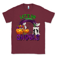 Burgundy Let's Go Ghouls Classic Tee - texasbilliewilder