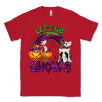 Red Let's Go Ghouls Classic Tee - texasbilliewilder