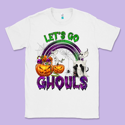 Let's Go Ghouls Classic Tee Designed By Texasbilliewilder