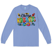 Colony Blue Chose Kindness Autism Long Sleeve Tee - CowGirlArtShop