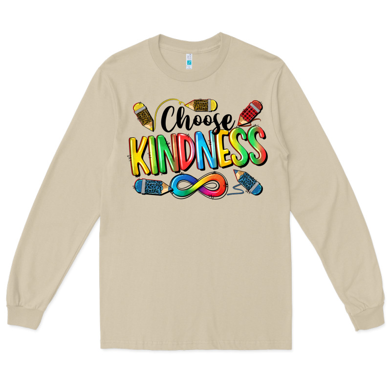 Chose Kindness Autism Long Sleeve Tee by CowGirlArtShop | Teevron