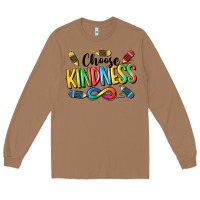 Toasted Coconut Chose Kindness Autism Long Sleeve Tee - CowGirlArtShop