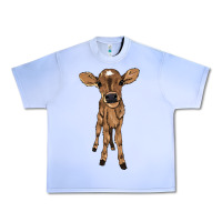 Grape Ice Baby cow Urban Heavy Tee - HowdyJamesFarm