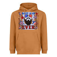 Meerkat best dad ever american flag Heavyweight Hoodie - Artiststas