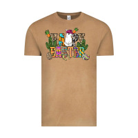 Vintage Camel Happy Easter with cowboy Easter Day Vintage Tee - HowdyJamesFarm