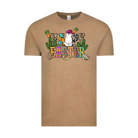 Happy Easter With Cowboy Easter Day Vintage Tee | Teevron
