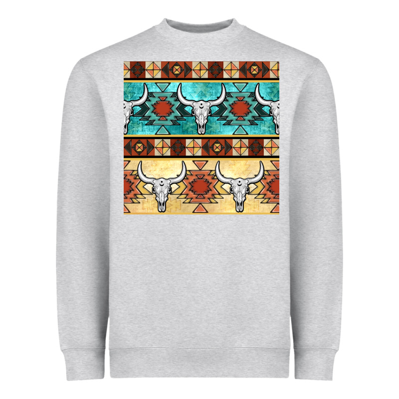 Native American Aztec Seamless Pattern 3 Heavyweight Sweatshirt by BundleAndBundleShop | Teevron
