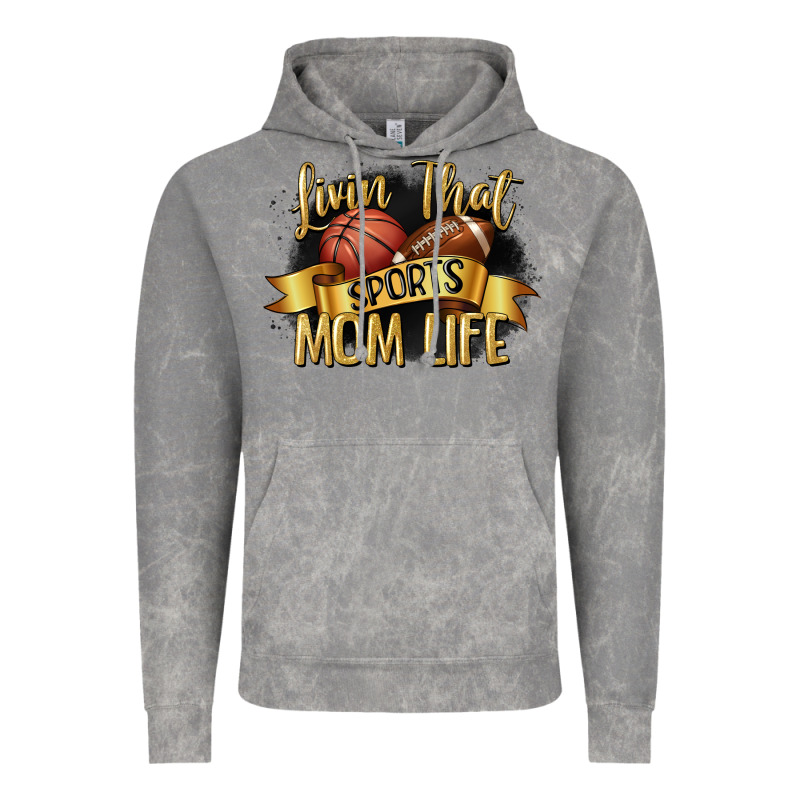 Livin That Sports Mom Life Vintage Hoodie by CowGirlArtShop | Teevron