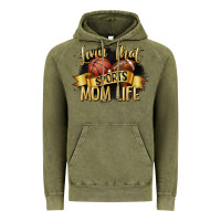 Vintage Olive livin that sports mom life Vintage Hoodie - CowGirlArtShop