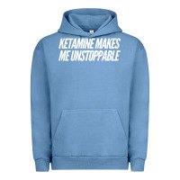 Pigment Pebble Blue Ketamine  with Saying  Drugs Khole Dose Gift Idea Urban Hoodie - minhPixels