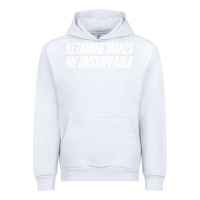 White Ketamine  with Saying  Drugs Khole Dose Gift Idea Urban Hoodie - minhPixels