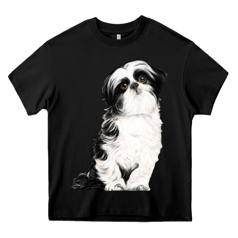 Shih Tzu Dog Heavy Core Tee by LillyAllenDesigns | Teevron