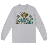 Moon Dust Mom with Cow skull Mother's Day Long Sleeve Tee - CowGirlArtShop