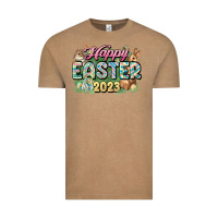 Vintage Coffee Happy Easter 2023 Vintage Tee - HowdyJamesFarm